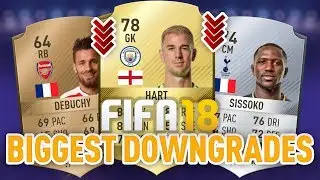 FIFA 18 RATINGS - BIGGEST DOWNGRADES?? HART, DEBUCHY AND MORE! PLAYER PREDICTIONS