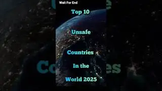 Top 10 Unsafe Countries In the World 🇮🇳🥶☠️🤴🔥🔥#shorts #shortsfeed #top #top10 #top10news #facts