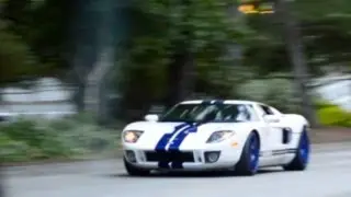 Twin Turbo Ford GT LOUD Acceleration Exhaust Sound & Audi R8 Chase!
