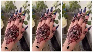 Easy quick Mehndi Designs For Back Hand ll Easy Arabic Mehndi Design For Front Handll New stylish 