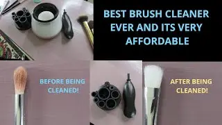 ELECTRIC MAKEUP BRUSH CLEANER AND DRYER REVIEW/DEMO!