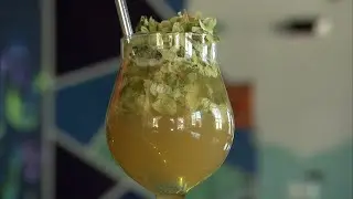 This Brewery in Pennsylvania is serving beer poured over hops!