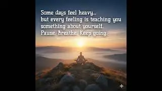 Even heavy days have lessons 🤍#innerpeace #spiritual  #motivation #ai #shorts #mindset