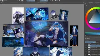 𝘔𝘪𝘥𝘯𝘪𝘨𝘩𝘵 𝘎𝘢𝘮𝘪𝘯𝘨 ✦ Idia Shroud & Flins | Speed Paint