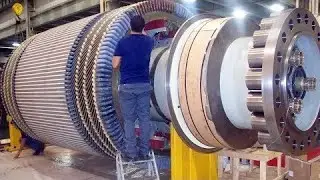Manufacturing Super Large Motor And Stator. Incredible Unique Factory Production Process!