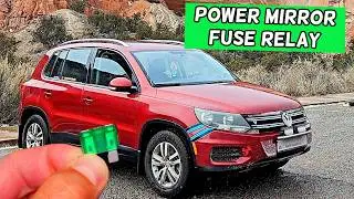 VW TIGUAN Power Mirror Fuse Relay Location Replacement 2008 2009 2010 2011 2012 2013 2014 2015 2016