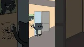 Are you afraid of the dark | Cat Babo version (Animation Meme) #shorts