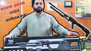 Snowpeak m60b Airgun unboxing 