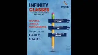 Achievements don&rsquo;t happen overnight. Stay Connected with Infinity Classes🌟 #udaipur #education