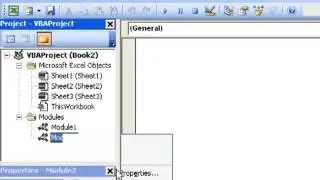 create modules, procedures and function in excel macro