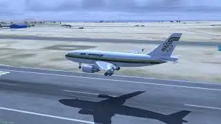 Landing A310 in Amilcar Cabral airport (GVAC) in X-plane 11