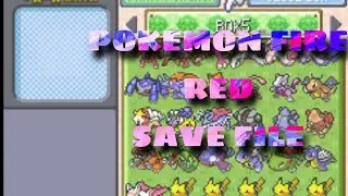 POKEMON FIRE RED LEGENDARY SAVE FILE🤩🤩🤑🤑 DOWNLOAD
