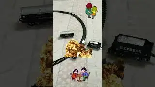 Train accident - Train blast bomb #shortvideo #train #foryou #shorts