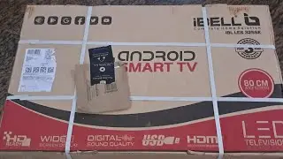 Unboxing budget friendly ibell android smart tv (3 year warranty)