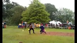 Jousting show at Warwick Castle