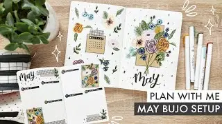 PLAN WITH ME | May 2021 Bullet Journal Setup