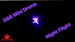 S88 Mini Drone Night Flight