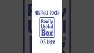 Big on organisation, small on storage space. The 10.5L nestable box does it all. #storage