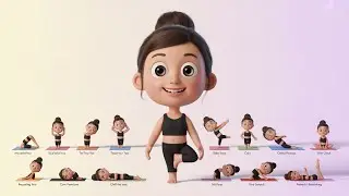 Magical Kids Yoga Journey ✨ Calm, Stretch & Shine | Fun 9-Min Routine