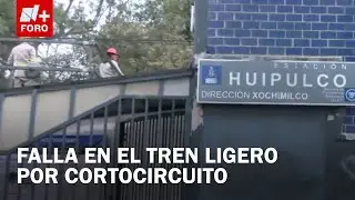 Falla en Tren Ligero Hoy: Afectaciones en Servicio de Estaci&oacute;n Huipulco en CDMX