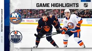 Islanders @ Oilers 2/11/22 l NHL Highlights