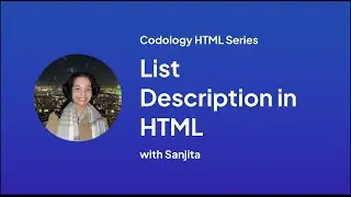 Description Lists in HTML