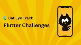 Cat Eye Track | Flutter with Rive | Flutter Challenge | Flutter Animation.