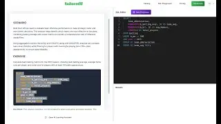 Learn SQL Through Sports Analytics Data