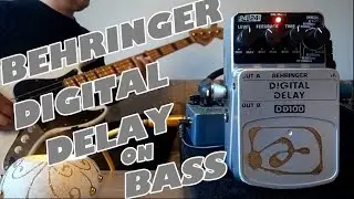 Behringer Digital Delay DD100 (Bass Teaser Demo)