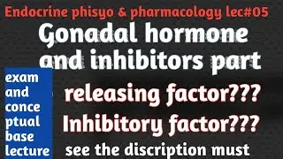 Gonadal hormone and inhibitors#part 2 #gonadalpharmacology#endopharmacology #mbbs #ent #bsn #ent