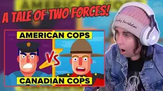 American Cops vs Canadian Cops | Australian Reacts | AussieTash