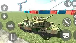 Tank Battle Gameplay 2025 | Army War Mission Simulator | Indian Bike Game Action 🚀🔥
