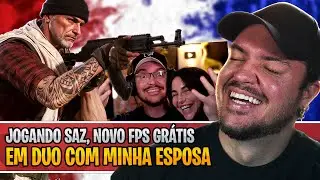 Resolvi TESTAR um NOVO FPS GRÁTIS... mas com MINHA ESPOSA 😂 | SUDDEN ATTACK: ZERO POINT