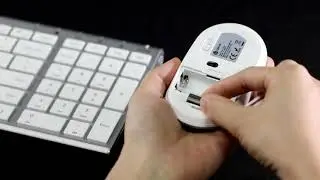 iClever GK03 Ultra-Slim Ergonomic Wireless Keyboard & Mouse Combo