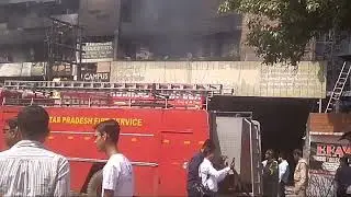 kanpur hamraz market fire