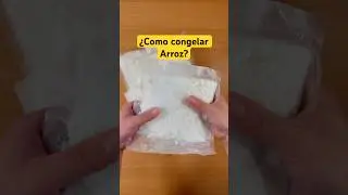 &iquest;Como congelar el Arroz cocido? #cienciaycocina #shorts