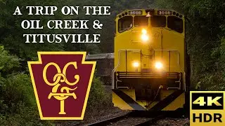 A trip on the Oil Creek & Titusville in 4K