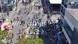Desfile de 7 de setembro 2025 em Coronel Fabriciano MG imagens aéreas com drone. 