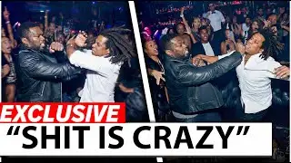 50 Cent and Jay-Z Fight/ 50 Cent Gets KNOCKED THE F OUT!