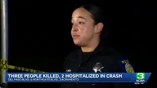 Sacramento crash leaves 3 dead, 2 injured