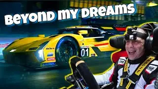 Ultra Immersive Sim Racing Environment- Cadillac LMDh At NIGHT Stint