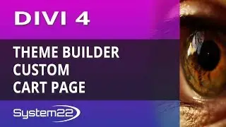 Divi 4 Theme Builder Custom Cart Page 👍