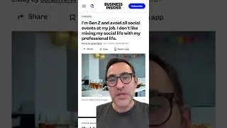 Is Gen Z smart to avoid social events at work?