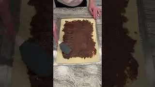 Giant Cinnamon Brown Sugar Pop Tart 😍😋 #poptart #giantpoptart #cinnamonpoptart #brownsugarpoptart