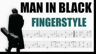 Man in Black - Johnny Cash | TAB Fingerstyle for Guitar