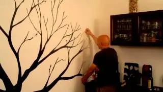 How to Apply Vinyl Wall Decal: Tree Wall Decal by Cutzz.com
