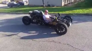 Sv650 reverse trike build