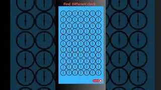 find different clock #youtubeshorts #mrbeast #goneviral #fact #find #emojichallenge #viral #riddle