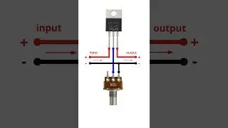 7805 Regulator Circuit | Step-Down to 5V ⚡ #electronics #diy #ideax