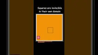 The squares can destroy the others domain power up #square #games #relaxing #coding #battle